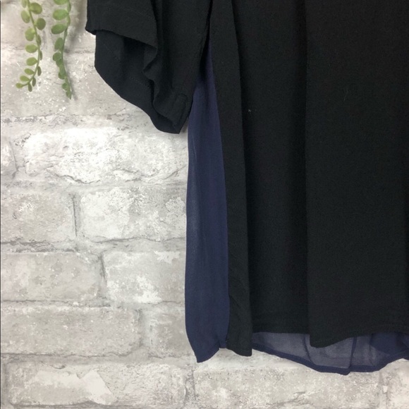 Babaton black and navy blouse - Picture 8 of 8